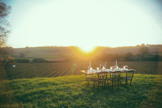 Lunchen bij Quinta do Monte d'Oiro